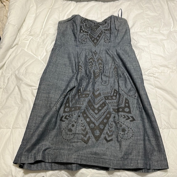 Size Large Fossil strapless dress - Picture 1 of 3